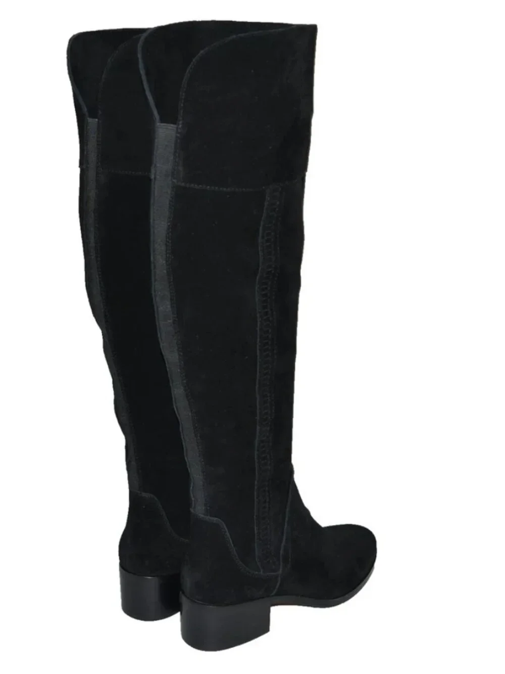 New! Vince Camuto Size 8.5 Kochelda Over the Knee Boot Black Suede OTK DD18